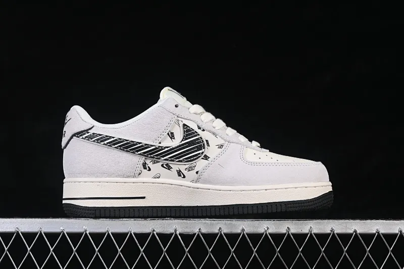 All categories Nk Air Force 1 Air Force series Nk Air Force 1 Low Air Force low-top Nike Air Force 1'07 Low Mi Heizhuba leather Air Force 1 low-top casual sneakers JP8028-068